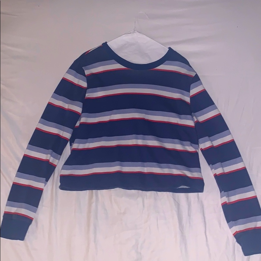striped long sleeve shirt